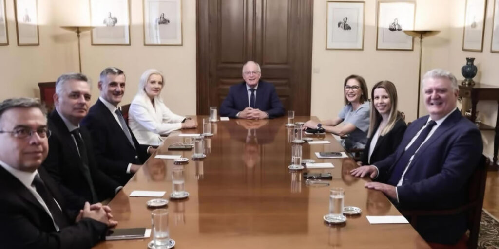 συνάντηση με τον πρόεδρο της δημοκρατίας 1