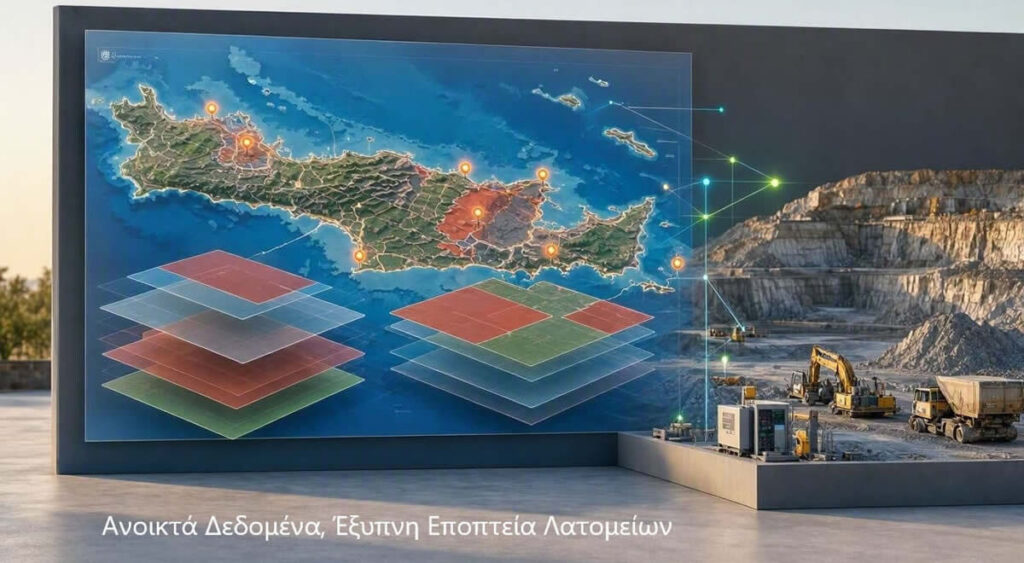 Ανοικτά δεδομένα, έξυπνη εποπτεία λατομείων