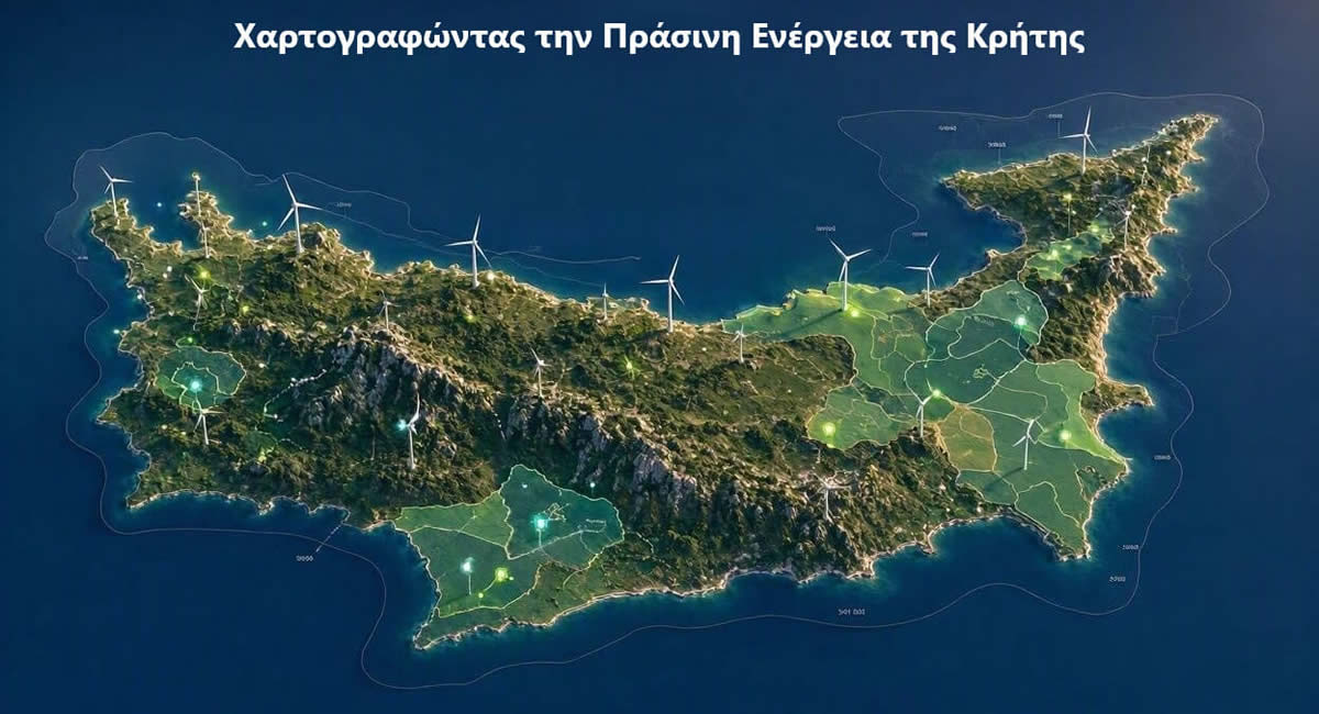 Χαρτογραφώντας την Πράσινη Ενέργεια της Κρήτης